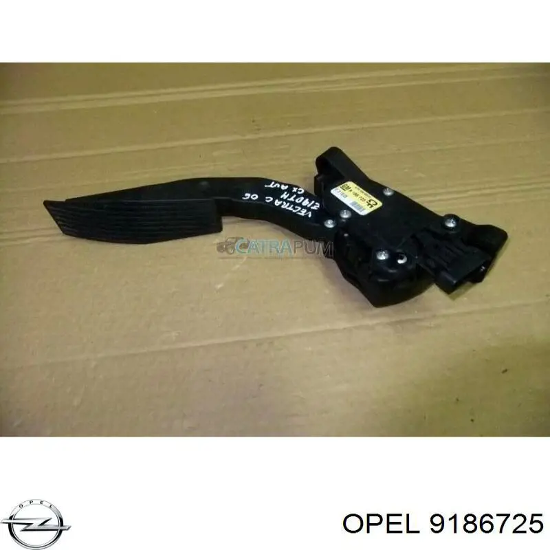9186725 Opel Pedał przyspieszenia (gazu)