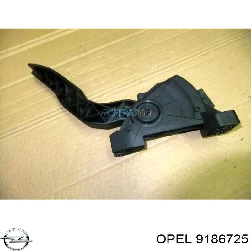 Do koszyka 9186725 Opel Pedał przyspieszenia (gazu)