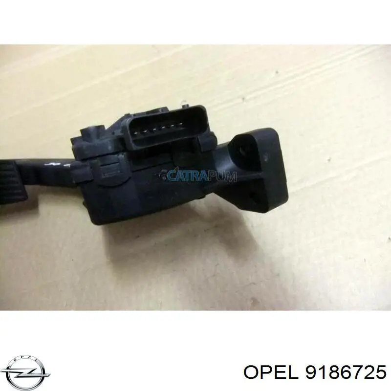 9186725 Opel Pedał przyspieszenia (gazu)