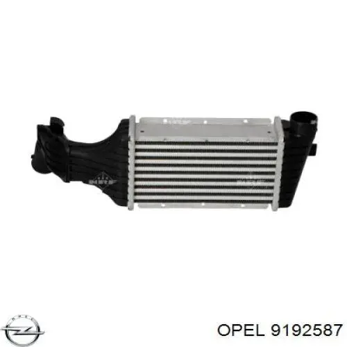 Chłodnica intercoolera Opel 9192587 cena, od 72,71 USD