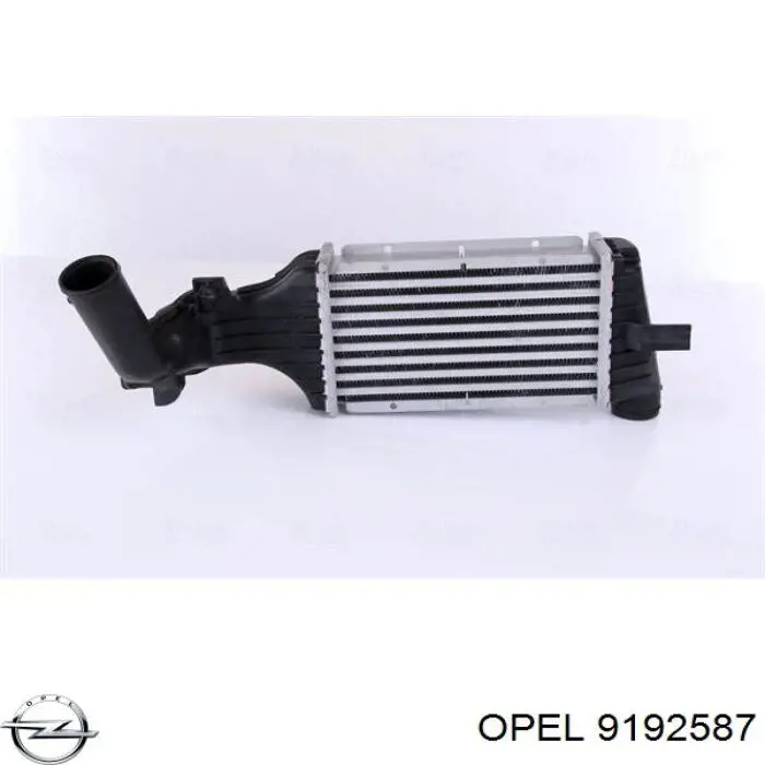 9192587 Opel Chłodnica intercoolera