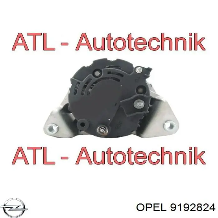 Alternator Opel 9192824 cena, od 76,62 USD