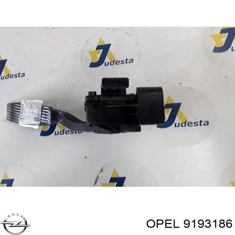 Do koszyka 9193186 Opel Pedał przyspieszenia (gazu)