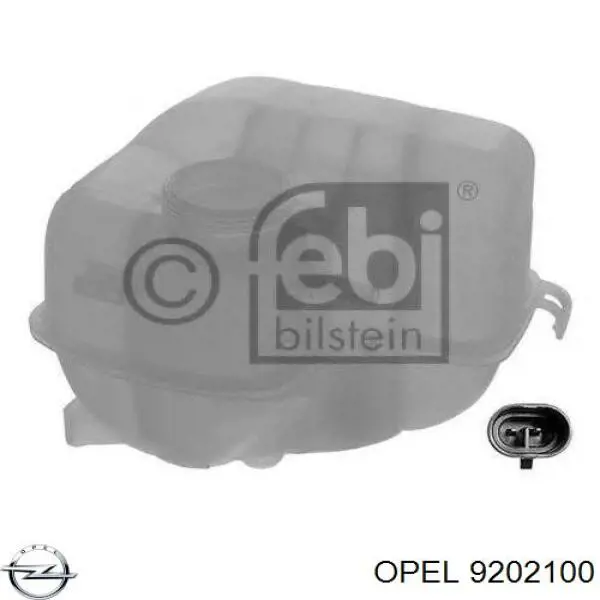 Zbiorniczek wyrównawczy układu chłodzenia Opel 9202100 cena, od 40,91 USD