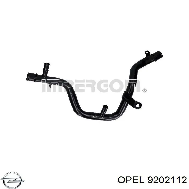  Przewód (króciec) chłodnicy górny Opel Vectra 