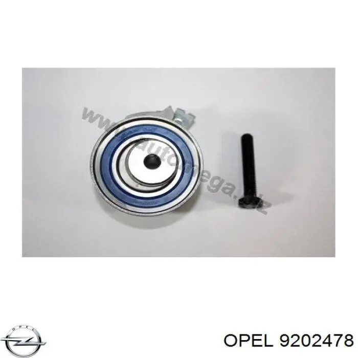 Do koszyka 9202478 Opel Rolka napinacza paska rozrządu
