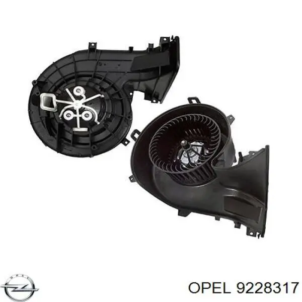 Silniczek wentylatora nagrzewnicy (ogrzewacza wnętrza) Opel 9228317 cena, od 108,69 USD