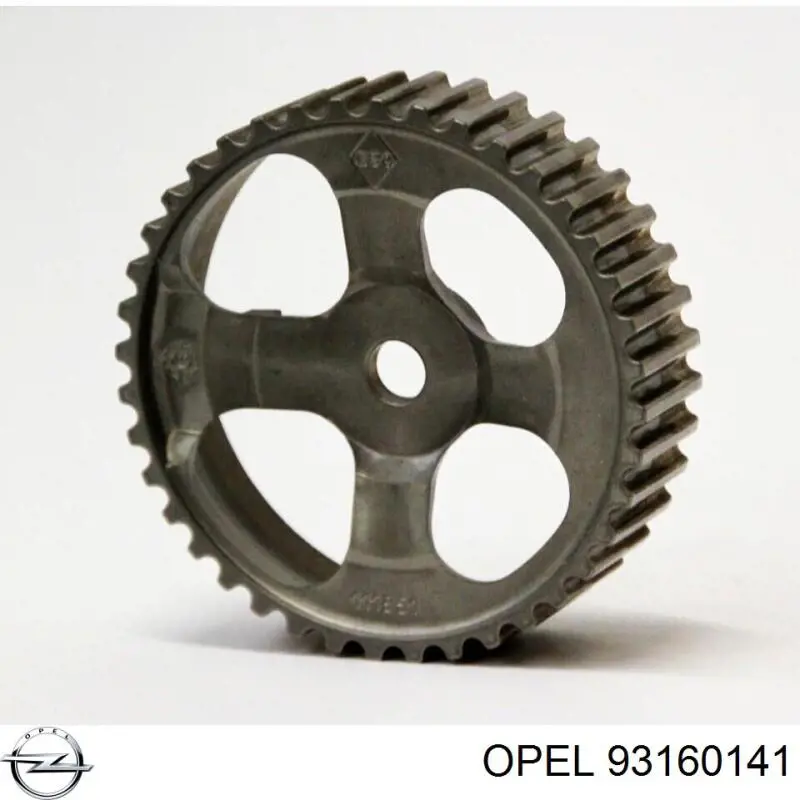 Koło zębatewalcowe wałka rozrządu silnika 93160141 Opel