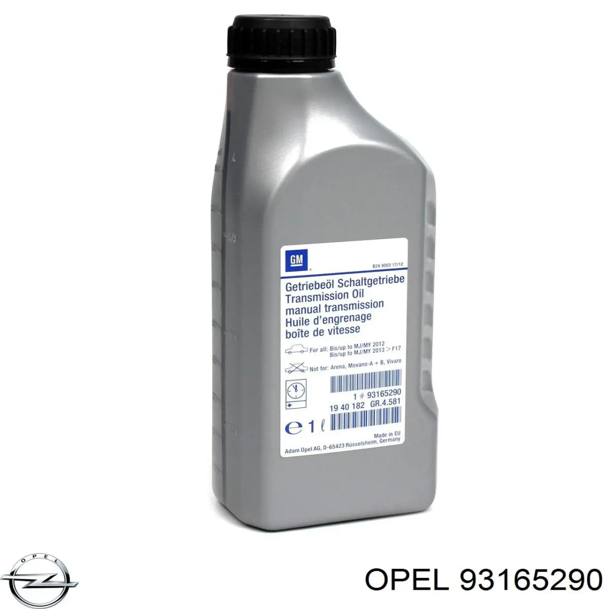 Olej przekładniowy Opel 93165290 cena, od 25,72 USD