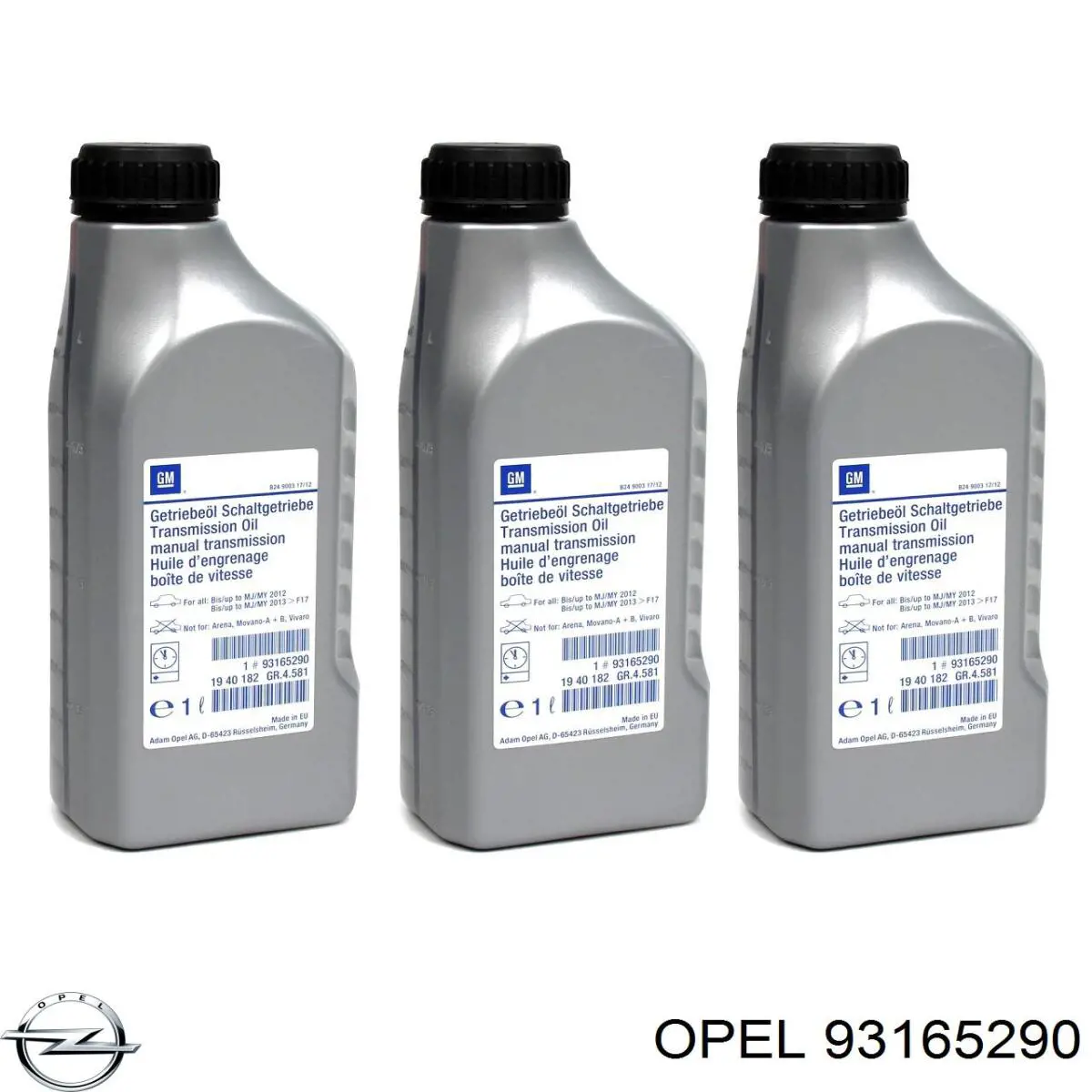 Do koszyka 93165290 Opel Olej przekładniowy