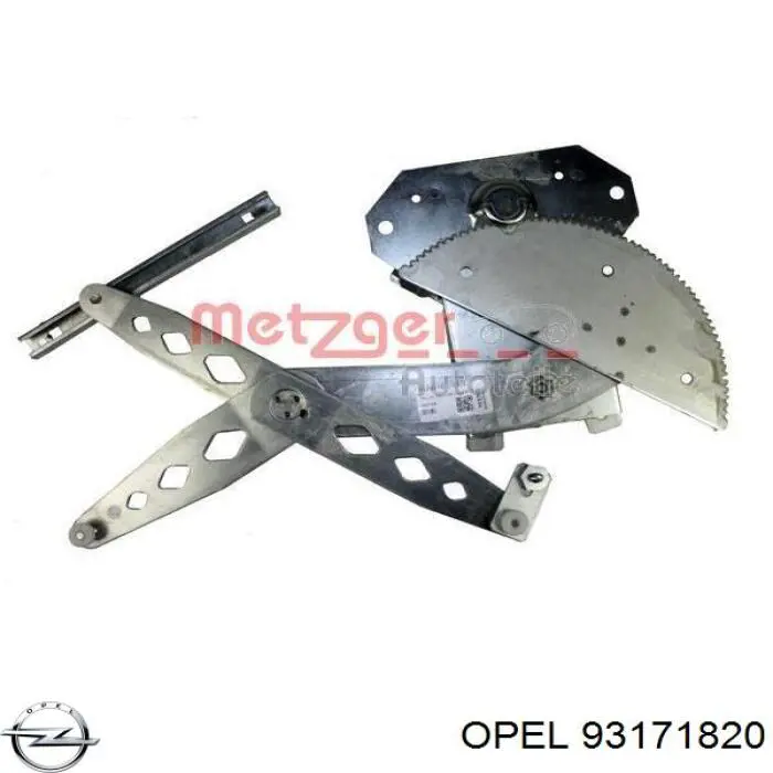  Mechanizm podnoszenia szyby drzwi przednich lewych Opel Vectra 