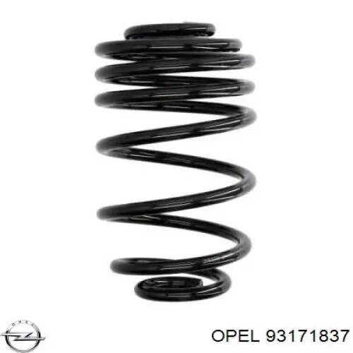 Do koszyka 93171837 Opel Sprężyna tylna