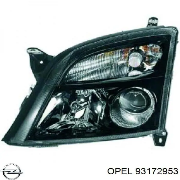 Reflektor lewy Opel 93172953 cena, od 150,63 USD