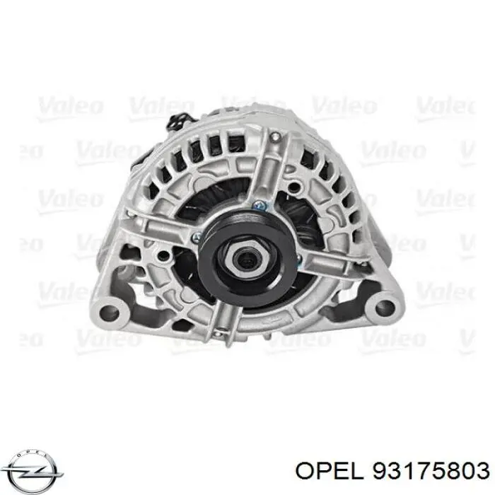 Alternator Opel 93175803 cena, od 66,40 USD