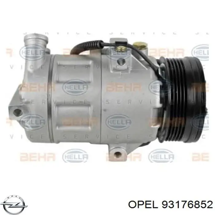 Sprężarka klimatyzacji General Motors 9167048 cena, od 71,51 USD