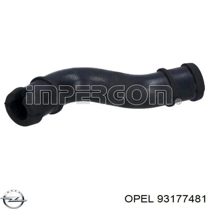 Króciec wentylacji kadłuba (separatora oleju) Opel 93177481 cena, od 2,08 USD