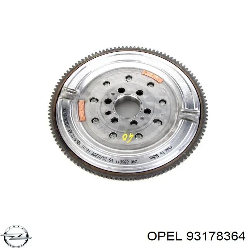 Koło zamachowe silnika Opel 93178364 cena, od 407,36 USD