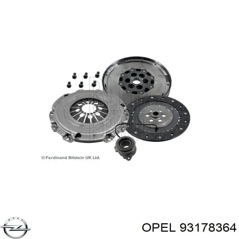 Do koszyka 93178364 Opel Koło zamachowe silnika