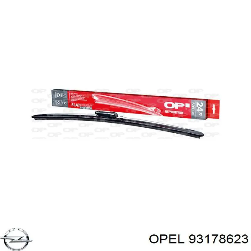 93178623 General Motors Pióro wycieraczki szyby przedniej, zestaw (2 szt.)