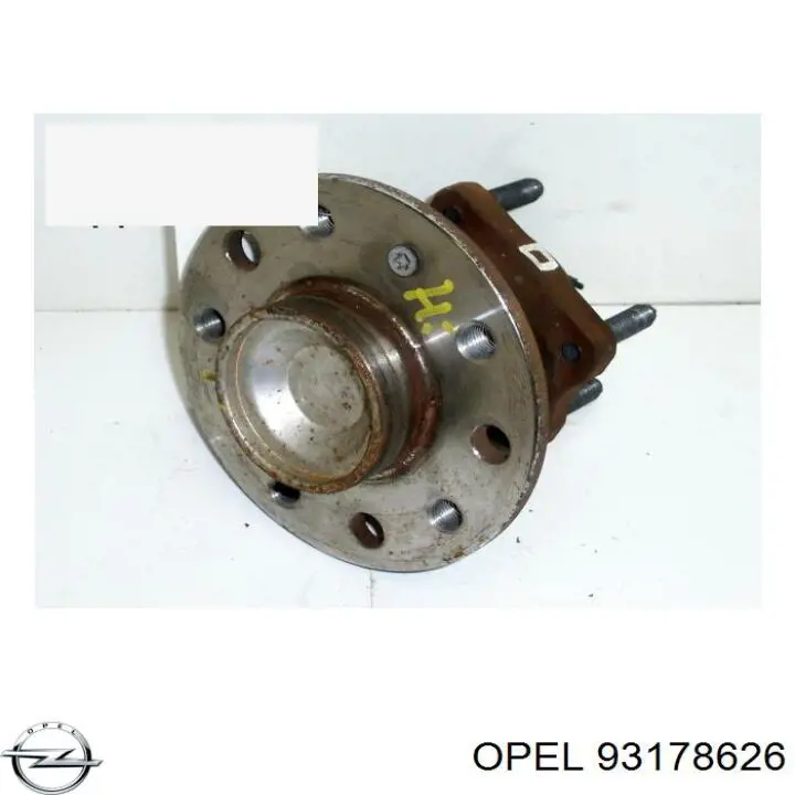 Piasta tylna Opel 93178626 cena, od 95,93 USD