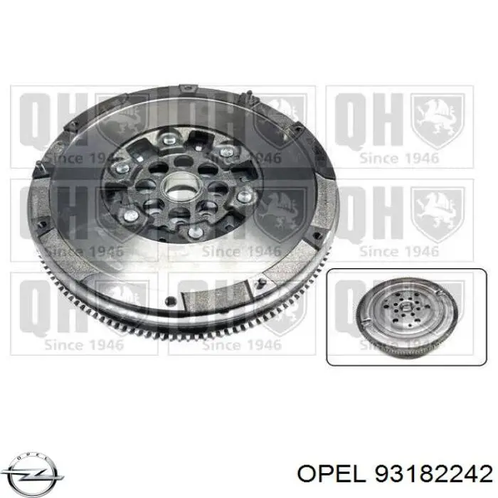93182242 Opel Koło zamachowe silnika