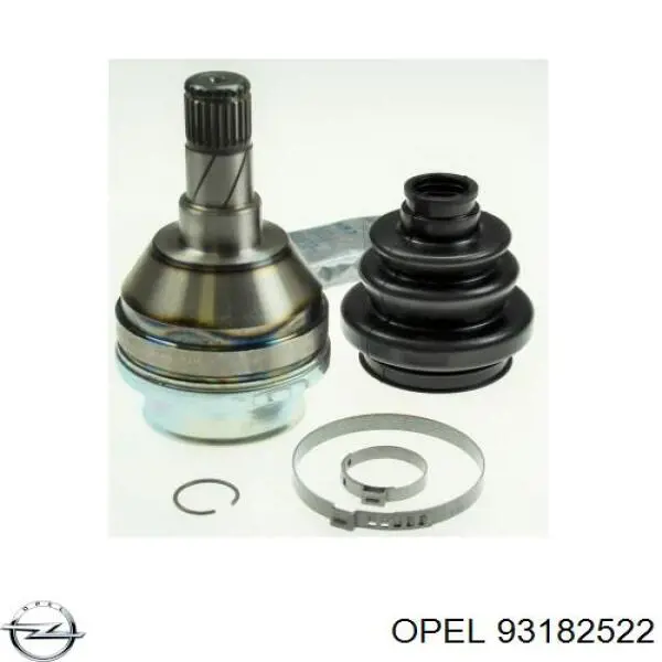 Do koszyka 93182522 General Motors Przegub homokinetyczny wewnętrzny przedni lewy