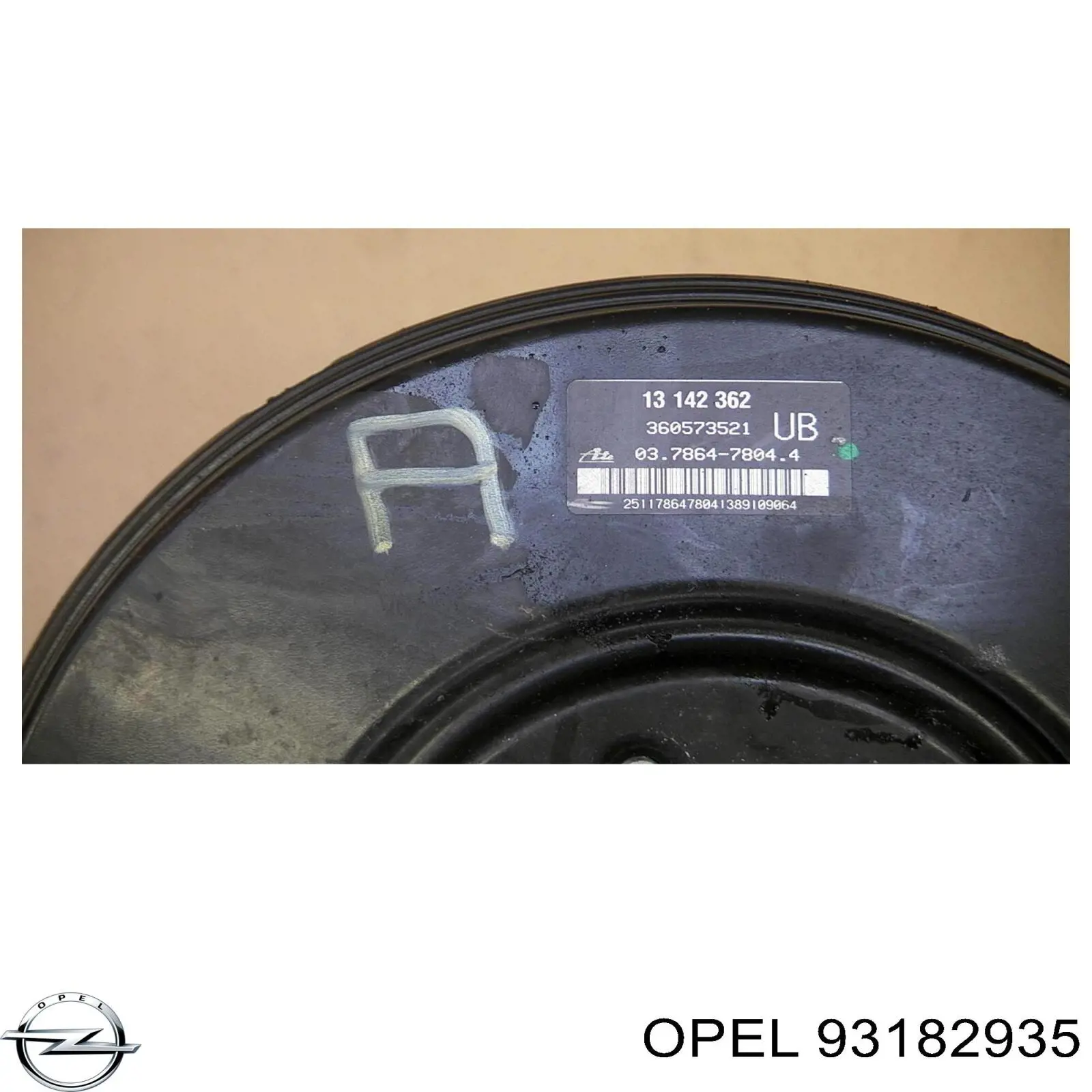 Wzmacniacz próżniowy hamulców Opel 93182935 cena, od 62,99 USD