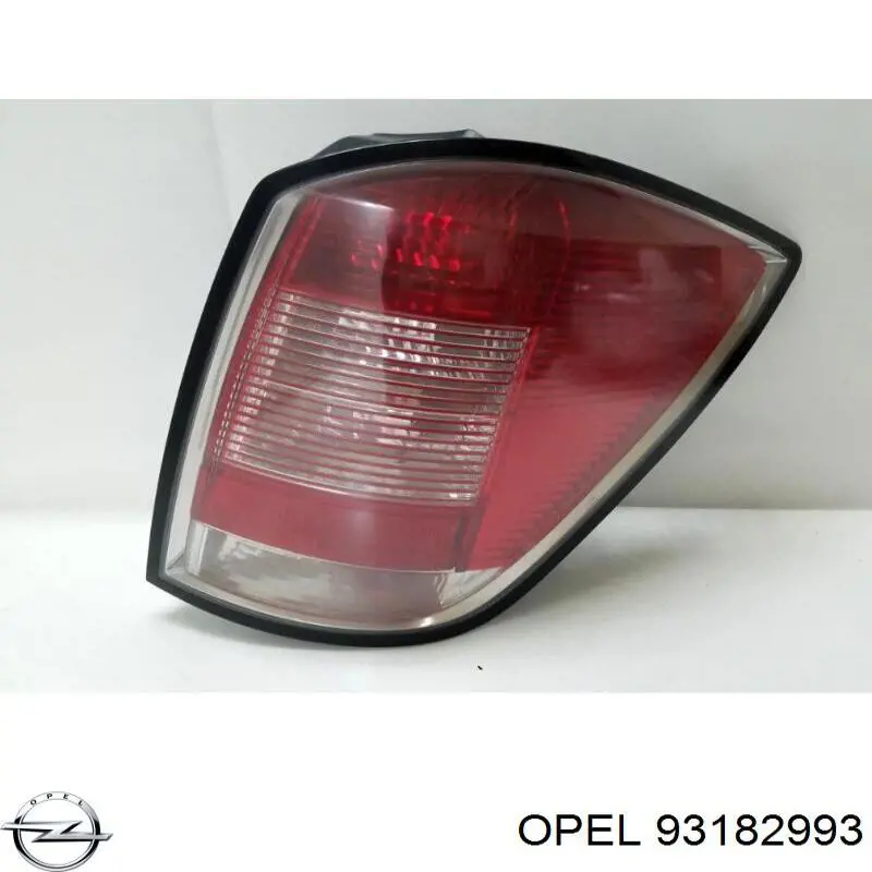 Lampa zespolona tylna prawa Opel 93182993 cena, od 109,44 USD