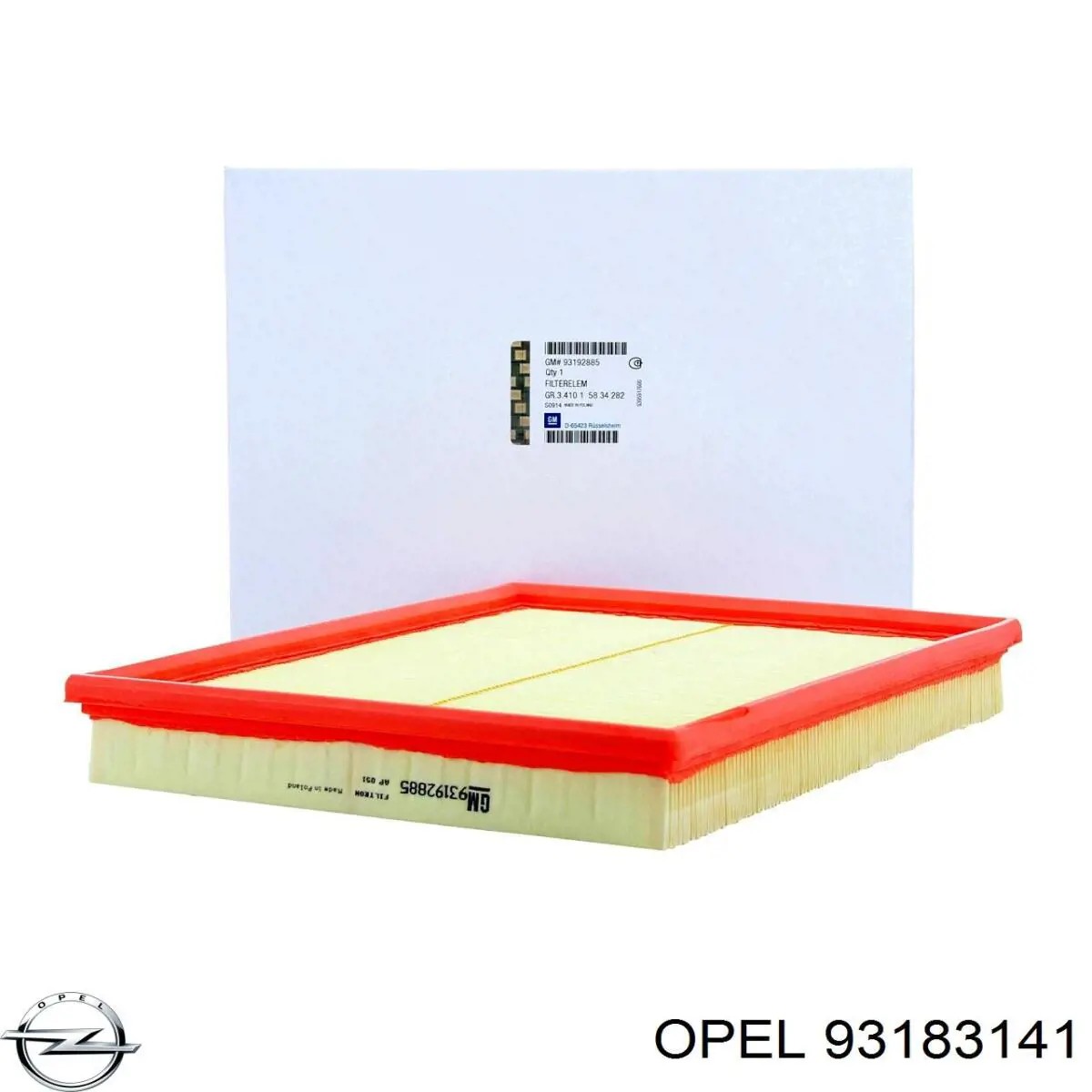 Do koszyka 93183141 Opel Zbiorniczek wyrównawczy układu chłodzenia