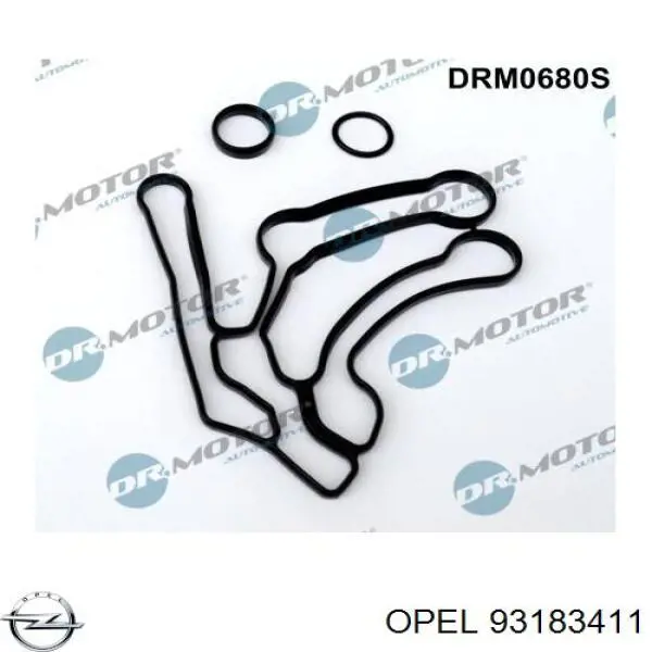Do koszyka 71737925 Fiat/Alfa/Lancia Uszczelka chłodnicy oleju