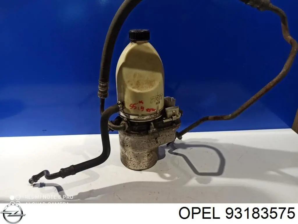 Pompa wspomagania hydraulicznego kierownicy Opel 93183575