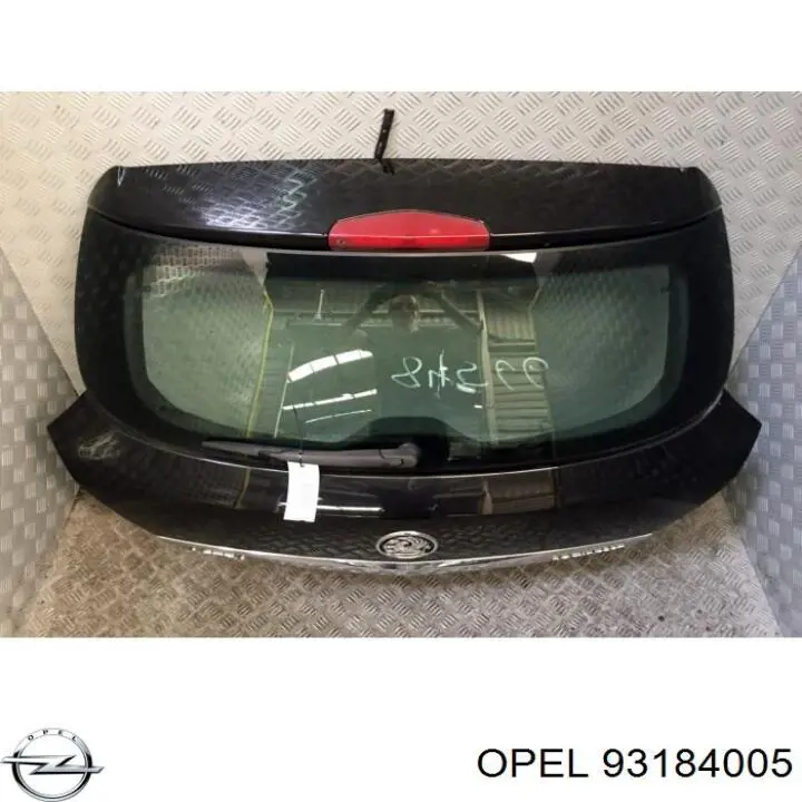 Do koszyka 93184005 Opel Drzwi tylne (bagażnika 3/5)