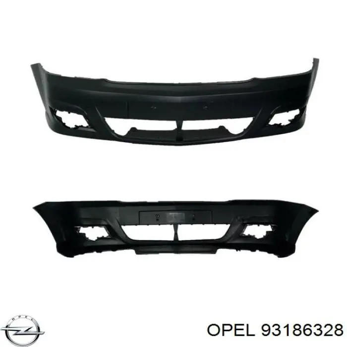 Do koszyka 6400609 Opel Zderzak przedni