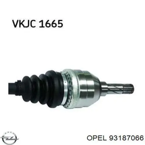 93187066 Opel Półoś napędowa przednia prawa