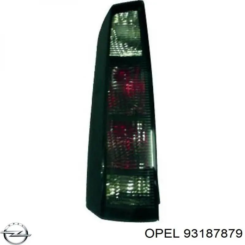 Do koszyka 93187879 Opel Lampa zespolona tylna lewa