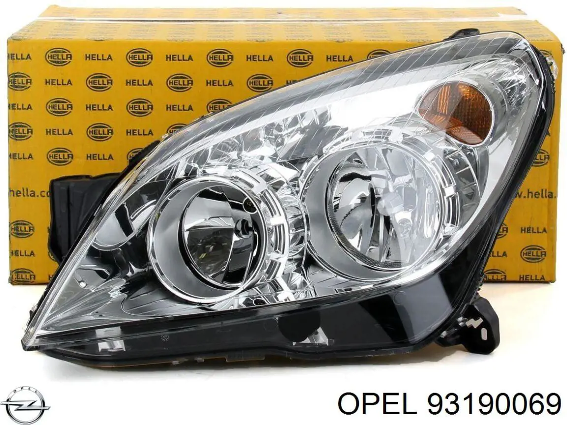 Reflektor lewy Opel 93190069 cena, od 120,88 USD
