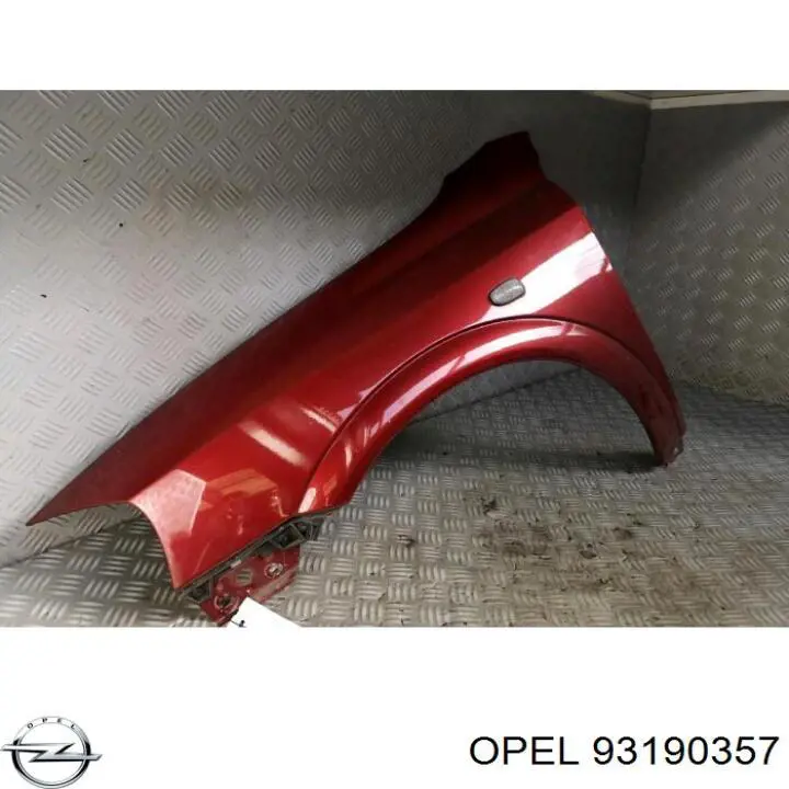 Błotnik przedni lewy 93190357 General Motors