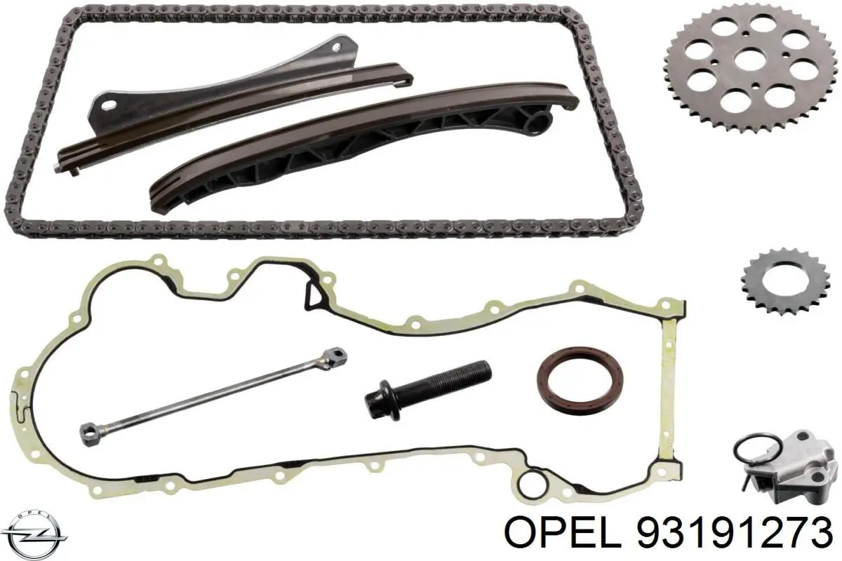 93191273 Opel łańcuch rozrządu, zestaw