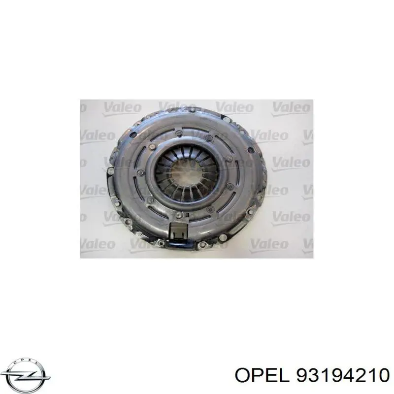 Do koszyka 93194210 Opel Zestaw sprzęgła (3 części)