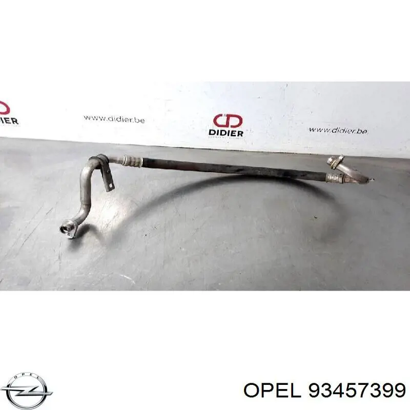 Do koszyka 924543135R Renault (RVI) Przewód klimatyzatora, od osuszacza do sprężarki