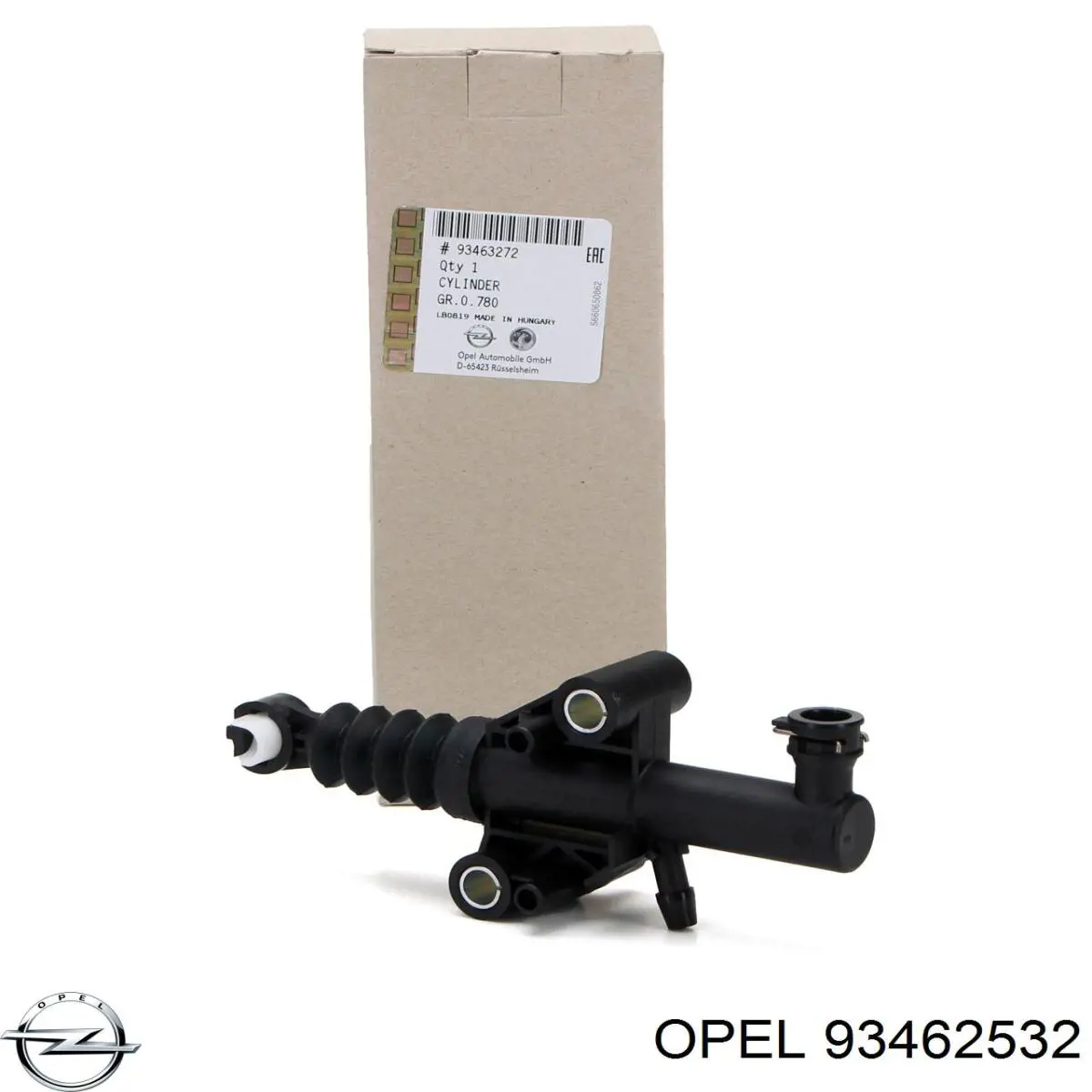 Cylinder sprzęgła główny General Motors 93463272