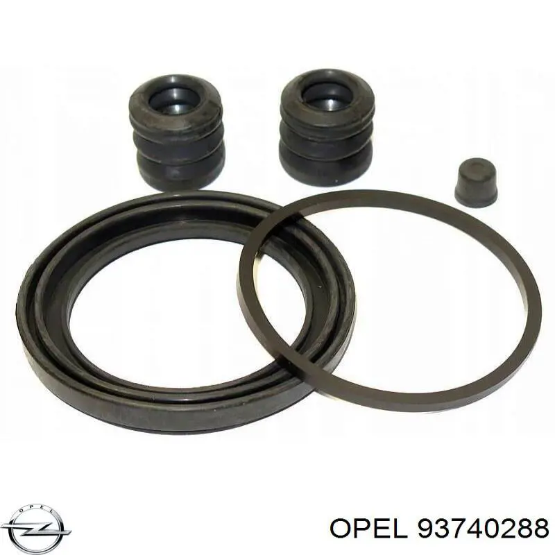 93740288 General Motors Zestaw naprawczy zacisku hamulcowego tylnego