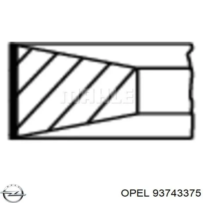 Pierścienie tłokowe na 1 cylinder, STD. Goetze 0887920000 cena, od 62,94 USD