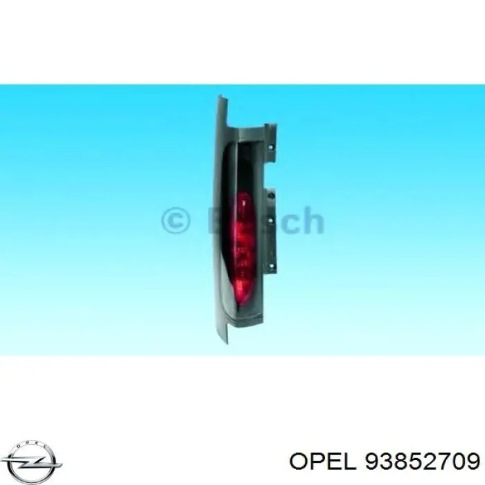 Do koszyka 93852709 General Motors Lampa zespolona tylna lewa