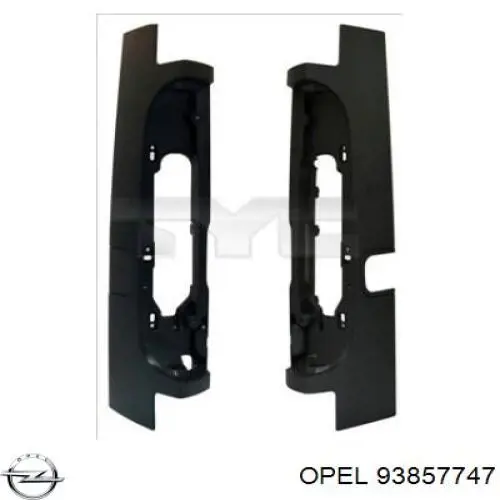 Nakładka lampy zespolonej tylnej Opel 4416787 cena, od 47,23 USD