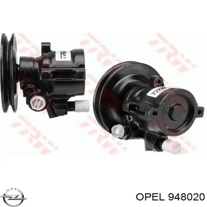 948070 Opel pompa wspomagania hydraulicznego kierownicy