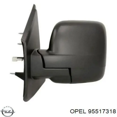 Do koszyka 4422987 Opel Lusterko wsteczne lewe