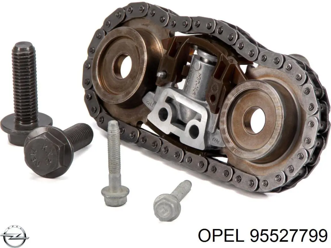 Łańcuch rozrządu, zestaw 95523639 General Motors