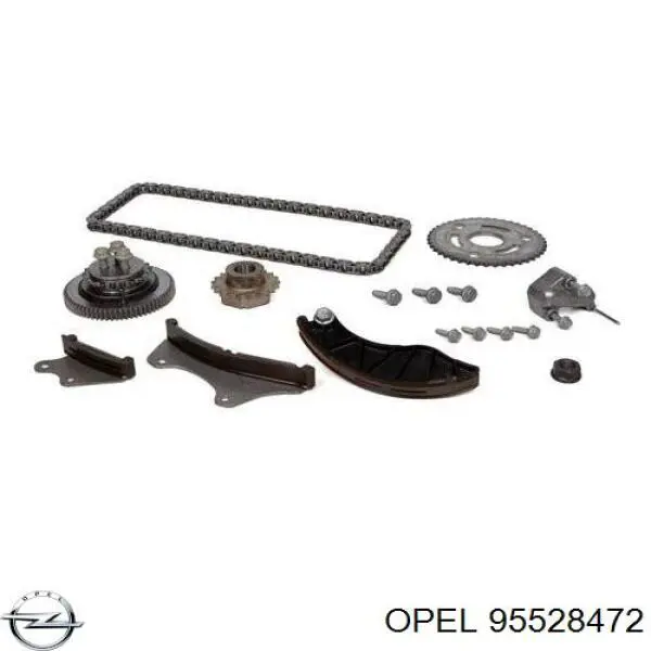 95528472 Opel łańcuch rozrządu, zestaw