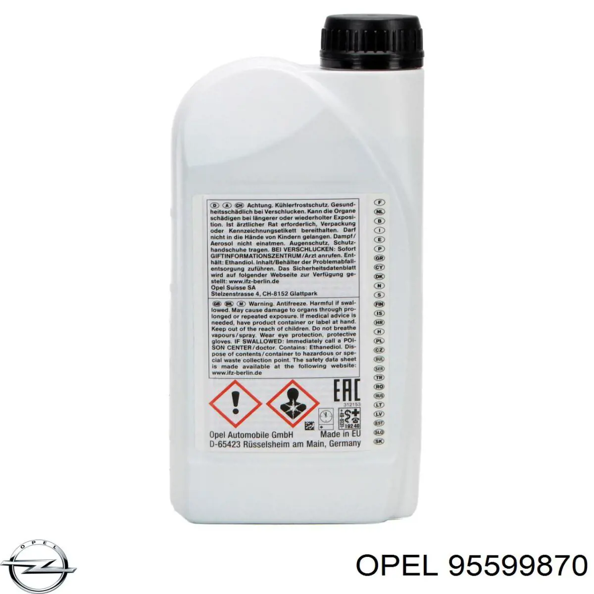 Ciecz chłodząca 95599870 Opel